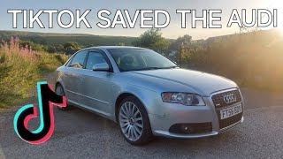 THE AUDI AS FINALLY GONE...TIKTOK SAVED THE DAY...