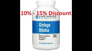 Discount - Lake Avenue Nutrition, Ginkgo Biloba, 120 mg, 360 Veggie Capsules Review