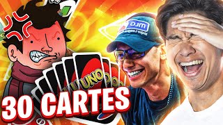 IL PIOCHE 30 CARTES ! 😂 - UNO (ft. Wankil Studio & Locklear)