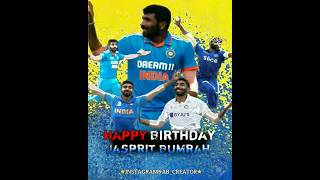 Jasprit bumrah birthday|| Sir Jasprit bumrah birthday celebration 2023#shorts