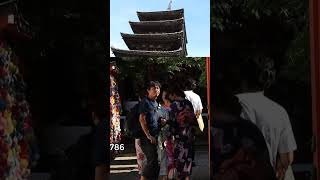 Yasaka Pagoda Hokanji 法観寺  kyoto Japan #youtubeshorts #shortvideo #japan #video #travel #kyoto