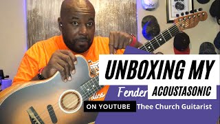 Unboxing my new 2019 Fender Acoustasonic