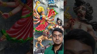 Mata durga coloring 😍 decorations |#shorts #youtubeshorts #trending