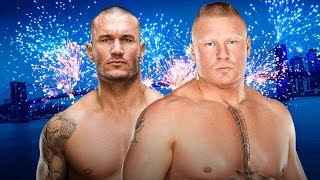 Randy Orton vs Brock Lesnar: WWE Summerslam 2016 - WWE 2K16 Gameplay