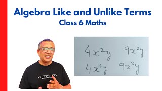 Algebra - Like and unlike terms | Maths | Class6