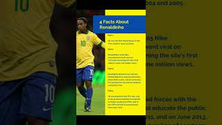 4 Facts about Ronaldinho 🔥🔥⭐⭐🏆🏆 | LM10xBLAZE_42L #shorts #football #viral