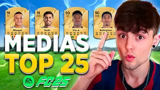 TOP 25 MEDIAS de FC 25! | CUÁL SERÁ el JUGADOR CON MAS MEDIA? 🤔