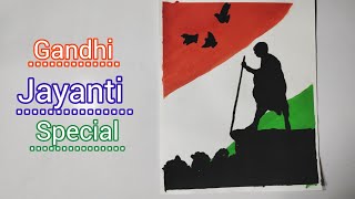 Gandhi Jayanti special painting|| #CrafterIshika #viral #trending #gandhijayanti