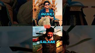 Dunki Vs Salaar 💥 Hero Salary & Release Comparison Short Video #dunkivssalaar #prabhas