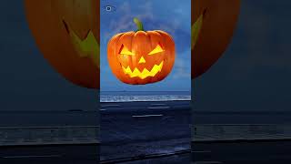 pumpkin halloween #vfx #earth #viralvfx #pumpkin #halloween #shorts