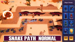 Champs TD | Snake Path | Difficulty Normal | Wave 40 | Tower Defense