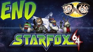 Let's Play Star Fox 64 - ENDING - Final Boss Andross - BroBrahs