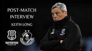 KEITH LONG POST-MATCH INTERVIEW // SHAMROCK ROVERS FC (H)