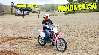 CR250 Field Ripping - Drone Shots - Mavic 2 Pro