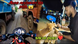 Accident hote hote Bach Gaye Pulsar NS 200 vs track #dailyvlog #swapanrider #uk07rider