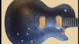 Gibson Les Paul black satin refinishing job