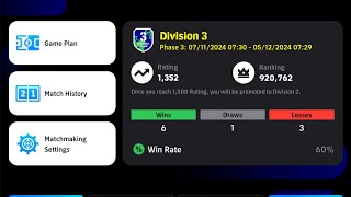 eFootBall 2025 Division 5 Player Live Gameplay #efootball #football