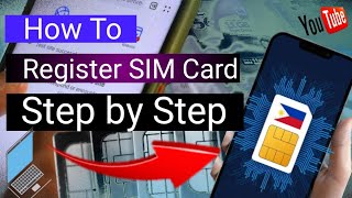 Smart/Tnt Sim Registration Easy Steps | SIM Registration Guide | Paano Mag-register ng SIM