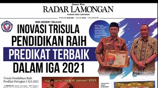 Masuk koran lagi. Jawa Pos edisi Senin. Smablu juara bikin heboh