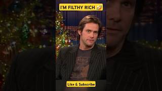 JIM CARREY I'M FILTHY RICH  🤣 #jimcarrey #funny #lol #memes #shorts #comedy #legend