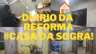 DIARIO DA REFORMA + TRAZENDO OS MOVEIS PARTE 1 #CASADASOGRA #1