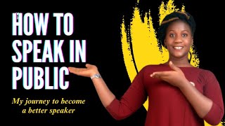 HOW TO BECOME A BETTER SPEAKER || Learning how to articulate my speech