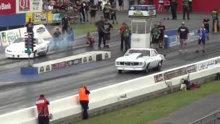 A.P.S.A Pro Steet Shootout Outlaw 10.5 21-3-15 Danny Engines Twin Turbo Camaro