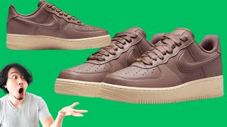 Nike Air Force 1 Low Mink Brown / Tan Release Dec 01 #nikeairforce1low