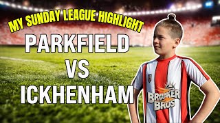 U13 SUNDAY LEAGUE HIGHLIGHT AGAIN THREE GOALS DIFFERENCE Parkfield Reds vs Ickenham