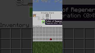 How To Brew Regeneration (2:00) Potions In Minecraft #Shorts