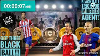 Latest black ball trick for midfield agent || pes mobile 18