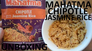 Unboxing Mahatma Chipotle Jasmine Rice