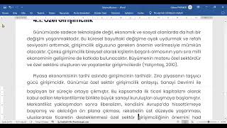 GİRİŞİMCİLİK 4. ünite Özel ve Kamu Girişimciliği. AUZEF tüm bölümler ve SOSYOLOJİ 4. Sınıf