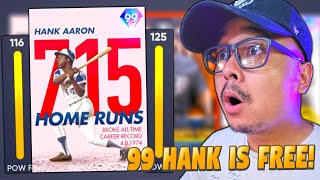 HOW TO GET 99 HANK AARON FOR FREE! MLB The Show 21