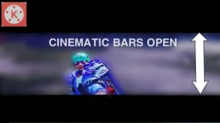 How To Make Black Cinematic Bars Open effect In Kinemaster | black bars open