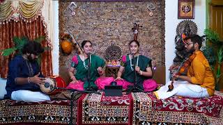 Vara Raga Laya- Chenchukambhoji- Adi- Thyagaraja Swamy- Sung by Sarvepalli Sisters- GNB Remembrance