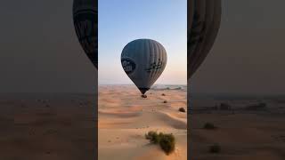 Those Dubai Desert winter feels hop on a hot air balloon and watch the Sunset