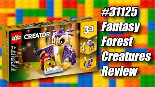 Unleash Your Imagination with LEGO 31125: Fantasy Forest Creatures! 🌳🧙‍♂️ |  Review