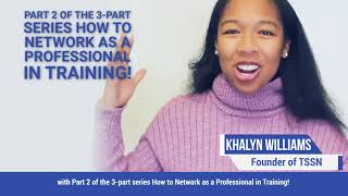 3 Part Networking Series: Part 2