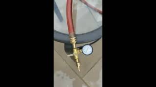 Swimming Pool Pressure Test at Stynes Residence Test of Return Lines Imperfect Test