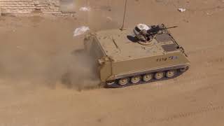 Armor Live Fire Practice at Exercise Bright Star 2017 between Egypt and USA