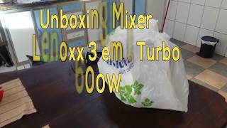 Unboxing Mixer Lenoxx 3 em 1 Turbo 600W