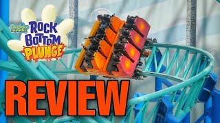 Spongebob Squarepants Rock Bottom Plunge Review - MOST Forgotten Roller Coaster?