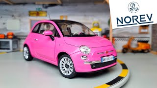 🚘 FIAT 500 SO PINK, Norev 1/18 (187752) #105