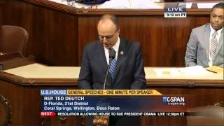 Rep. Ted Deutch Tells GOP to Stop Lawsuit Mischegas