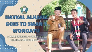 HAYKAL ALHAFIZ GOES TO SMAN 1 WONOAYU (ALUMNI SMANIWA TH 2020 - TIMNAS U-22 SEA GAMES KAMBOJA 2023)