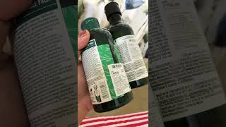 The body shop tea tree facial wash& tea tree toner