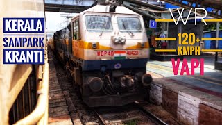 Terrific Speed & Honk Show | Destructive PUNE WDP4D Thrashes VAPI with KERALA SAMPARK KRANTI!