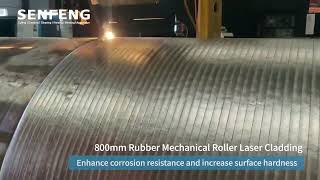 Laser Cladding Machine Test Samples Rubber Roller