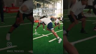 Linemen 1 on 1’s | Texas Highschool Football | Sports Academy | Nico Trenches